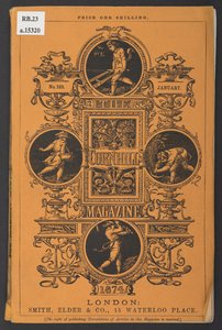 Couverture de The Cornhill Magazine, janvier 1874 - English School