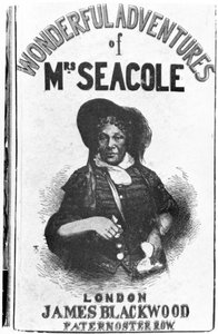 Couverture de la première édition de Les merveilleuses aventures de Mme Seacole, publiée par James Blackwood de Paternoster Row, 1857 - English School