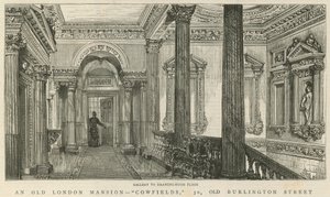 Cowfields, 30 Old Burlington Street : Galerie au niveau du salon - English School