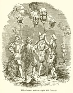 Cressets et éclairage routier, XVIe siècle