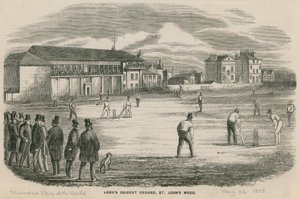 Match de cricket à Lords Cricket Ground, St Johns Wood - English School