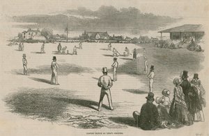 Match de cricket à Lords Grounds - English School