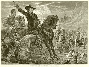Cromwell à la bataille de Dunbar
