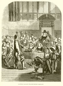 Cromwell proposant l