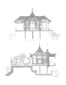 Coupes transversales de la Maison d