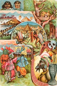 Races curieuses et sauvages du monde - English School