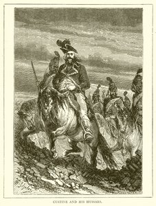 Custine et ses hussards - English School