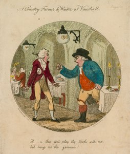 D--n toi ne joue pas tes tours avec moi mais apporte-moi le jambon ; jardins de Vauxhall, Londres