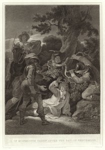 D de Monmouth capturé après la bataille de Sedgemoor (gravure)