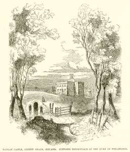 Château de Dangan, Comté de Meath, Irlande. Supposé lieu de naissance du duc de Wellington - English School