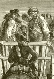Danton et ses compagnons en route vers la guillotine - English School