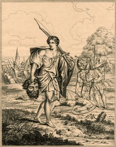 David avec la tête de Goliath - English School