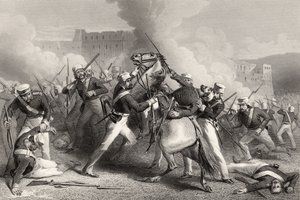 Mort du brigadier Adrian Hope dans l