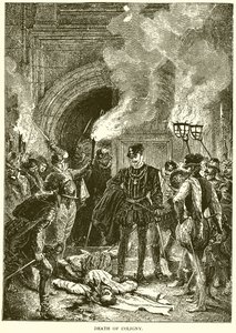 Mort de Coligny - English School