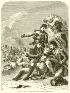 Mort du général Abercrombie à la bataille d