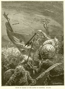 Mort de Harold à la bataille de Hastings - English School