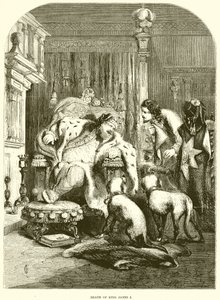 Mort du roi Jacques Ier - English School
