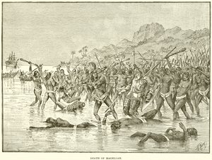 Mort de Magellan - English School