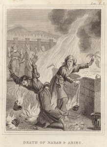 Mort de Nadab et Abihu - English School