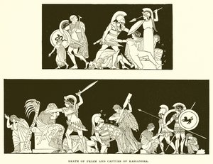 Mort de Priam et capture de Kassandra - English School