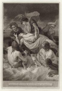 Mort du prince William, fils de Henri Ier - English School