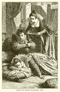 Mort de la Reine Élisabeth, 1601 - English School