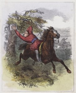 La mort de Guillaume le Roux (gravure en couleur) - English School