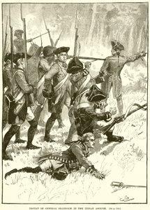 Défaite du général Braddock dans l