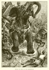 Défaite de Porus par les Macédoniens