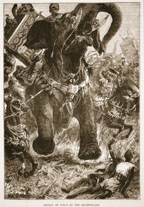 Défaite de Porus par les Macédoniens