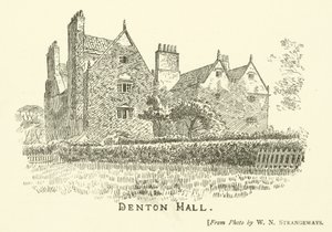 Denton Hall (gravure) - English School