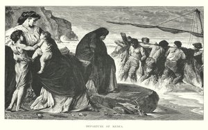 Départ de Médée (gravure) - English School