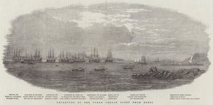 Départ de la flotte française de l