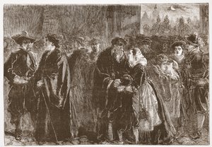Départ des ministres bannis de Kuttenberg, illustration de L