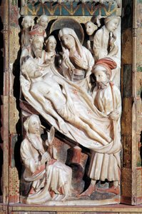Déposition, Polyptyque de la passion (relief en albâtre)