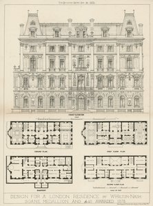 Conception pour une résidence londonienne par W Hilton Nash - English School