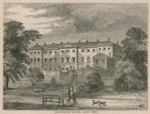 Devonshire House, Londres, vers 1800 - English School
