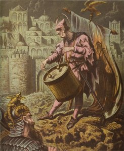 Le tambour de Diabolus devant les murs de Mansoul, illustration de 