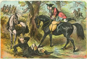 Dick Turpin prend possession de Black Bess - English School