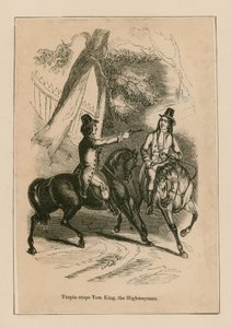 Dick Turpin arrête Tom King, le bandit de grand chemin - English School