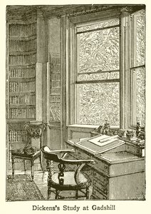 Le bureau de Dickens à Gadshill - English School