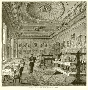 Salle à manger du Garrick Club - English School