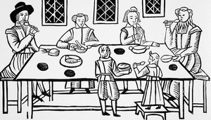 Dîner à la maison, des ballades de Roxburghe