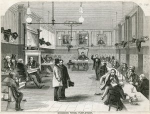 Forum de discussion, Fleet Street, Londres - English School