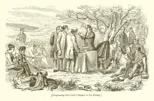 Dispensation de la Cène dans les champs - English School