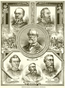 Généraux confédérés distingués - English School
