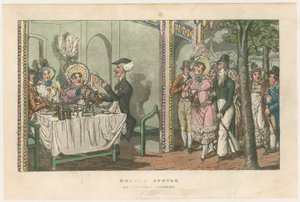 Le docteur Syntax aux jardins de Vauxhall - English School
