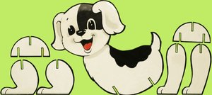 Découpage de chien