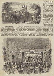 Activités à Tzarsko-Selo (gravure)