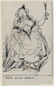 Doll Tear Sheet, c.1825 - English School